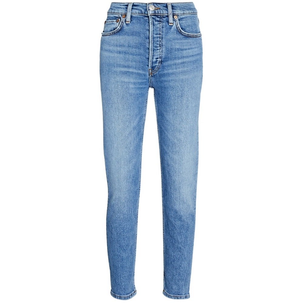 Re/Done 90s High-rise Ankle Crop Jeans Size 26